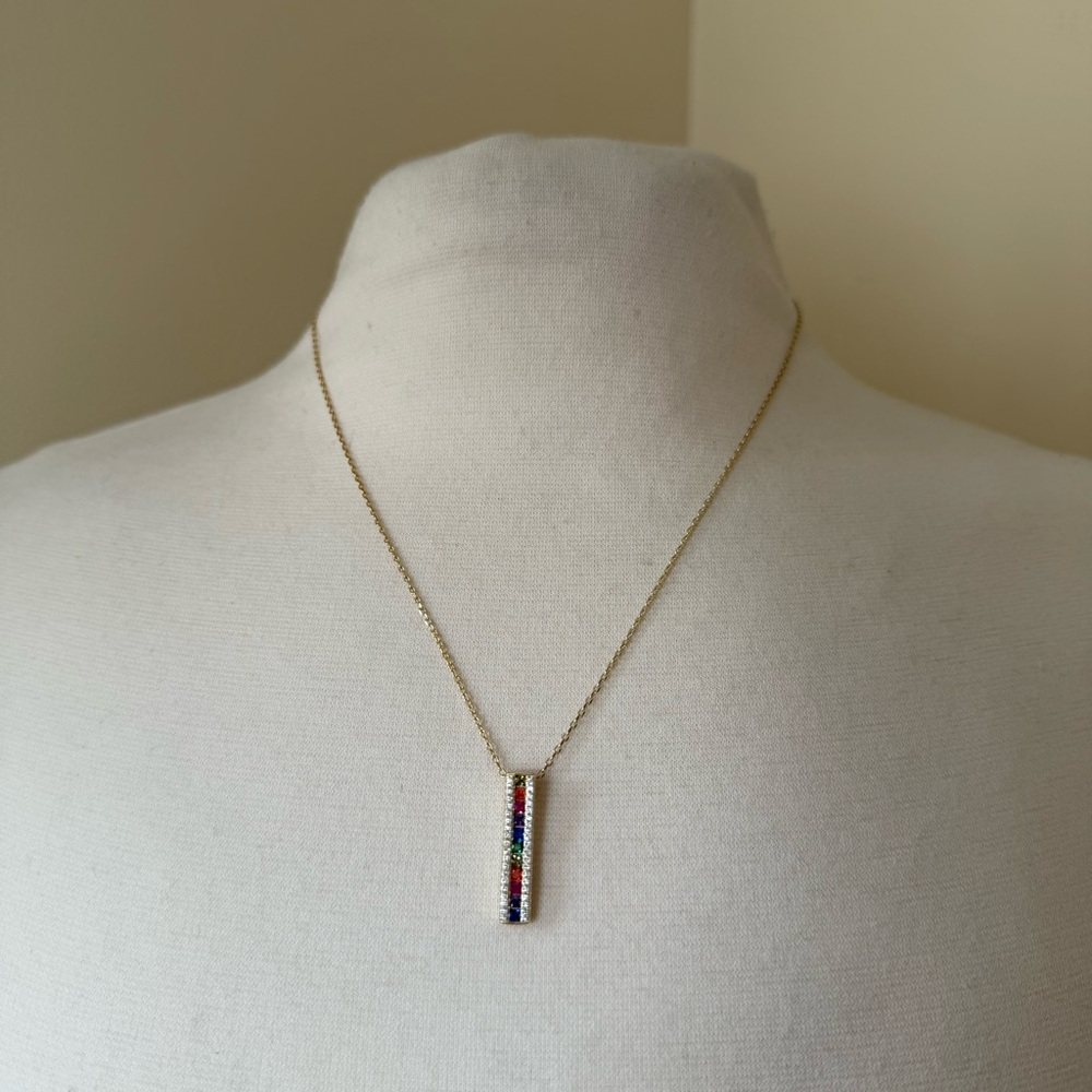 BNIP‎ 925 Rainbow Necklace